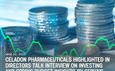 Press: Celadon Pharmaceuticals highlighted in directors talk interview on Investing and Spring Budget Insights by Gervais Williams
